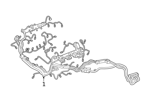 Wiring Harness for 2021 Porsche Panamera #0
