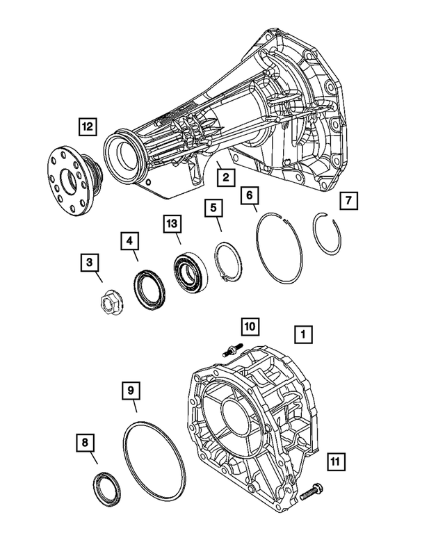 5143735AB - Automatic Transmission Multi-Speed: Driveshaft Yoke Flange for Mopar Image