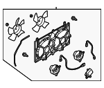 21481EJ70A - : Engine Cooling Fan Assembly for Infiniti Image