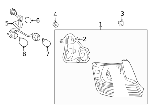 Combination Lamps for 2014 Scion tC #0