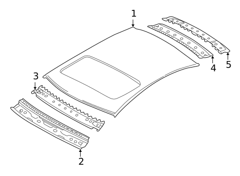 Roof & Components for 2007 Audi A4 Quattro #0