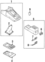 K02A64310A70 - : Front Console for Kia Image