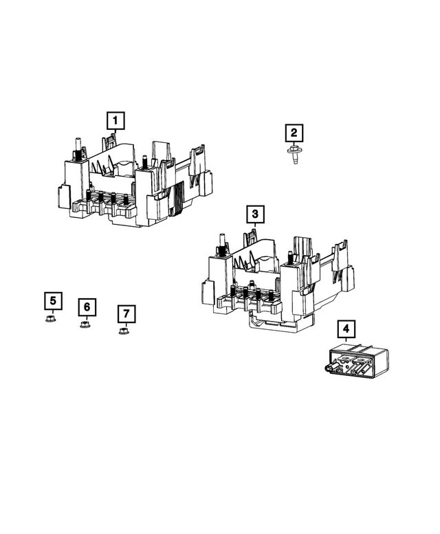 « 68420491AA – Electrical : Relais De Commande De Puissance Module pour Mopar Image »