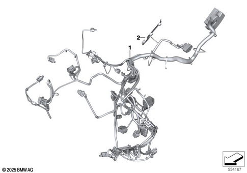 Engine Wiring Harness for 2026 BMW-Motorrad R 1300 RT #2