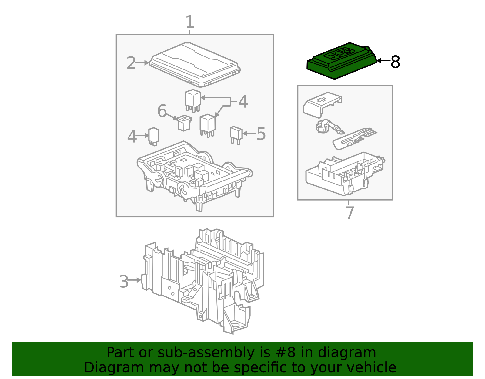 2014-2020 GM OEM NEW 2014-2020 GM Cadillac Chevrolet GMC Fuse Relay