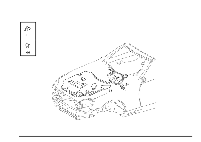 990789264 - Panelling: Expansion Rivet for Mercedes-Benz Image image