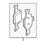 34106898192 - Brakes: Brake Pads for BMW Image