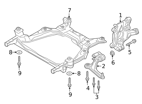 Suspension Components for 2017 Lincoln Continental #1