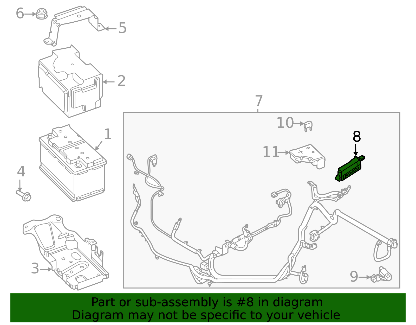 M.E.P.E MU5Z-14526-ARB - Main Fuse - 2021-2025 Ford Bronco
