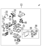 68313627AA - Air Conditioners and Heaters: A/c And Heater Wiring for Fiat: 124 Spider Image
