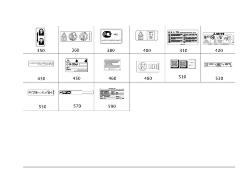 Type Plate, Guide Signs for 2015 Mercedes-Benz B Electric Drive #0