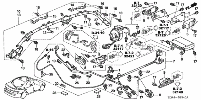 SRS Unit for 2006 Honda Accord #0