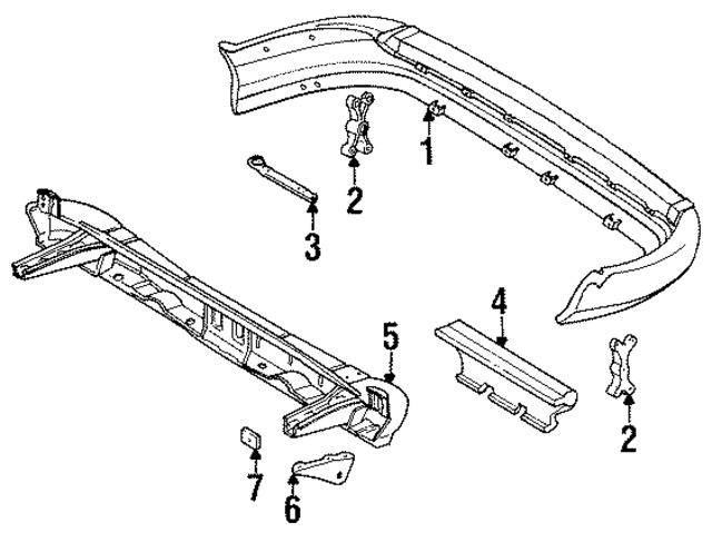 5215995D0206 - : Cover Rear Bumper for Toyota Image