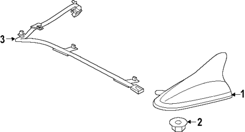 Antenna & Radio for 2025 Hyundai Sonata #1