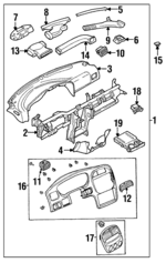 K07A55211D96 - : Center Panel for Kia: Sportage Image