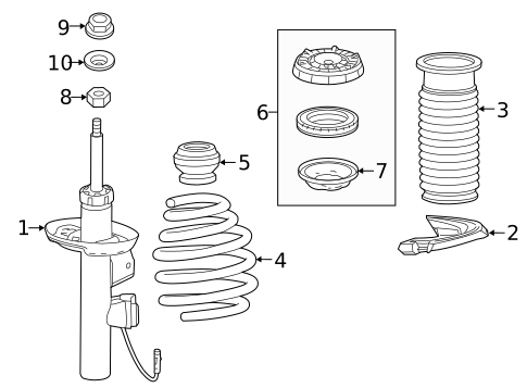 Struts & Components for 2014 Cadillac ELR #0
