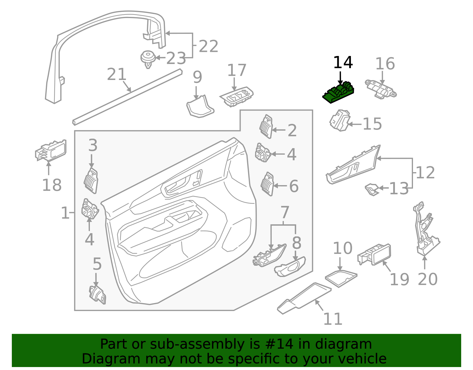 31433406 2016-2025 Volvo Window Switch 31433406 | OEM Parts Online