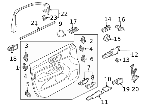 Rear Door for 2018 Volvo XC60 #2