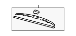 99H09AKA20C - Body: Wiper Blade for Hyundai Image