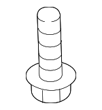 1125406256K - Body: Under Cover Bolt for Kia: Cadenza, Carnival, EV9, K5, Niro, Niro EV, Sedona, Seltos, Sorento, Soul, Sportage, Telluride Image