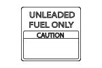 10024AA300 - Body: Fuel Label for Subaru: Forester, WRX Image