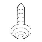 7129907535 - Body: Bumper Cover Screw for BMW Image
