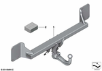 51126889278 - Retrofitting / Conversion / Accessories: Trailer Tow Hitch Set Us for BMW Image