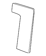 12803592 - Body: Seat Back Panel for Saab: 9-3, 9-3X Image