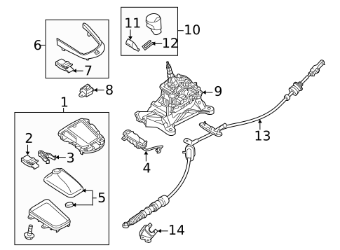 Center Console for 2017 Toyota Yaris iA #1