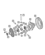 5069064AA - NVG Manual Transaxle 5 Speed: Differential Support Plate for Mopar Image