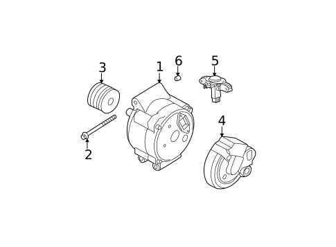 Alternator for 2005 Mini Cooper #1