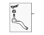 4547059105 - Steering: Outer Tie Rod for Lexus Image
