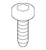 7142756873 - Body: Trunk Lid Trim Screw for Mini Image