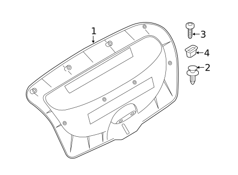 Interior Trim - Trunk for 2013 Mini Cooper #0