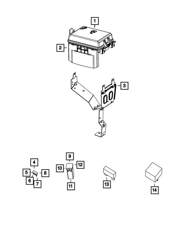 68105528AD - : Power Distribution Center for Mopar Image