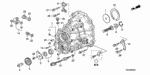21104PX5010 - Transmission - Manual: PLATE M, OIL GUIDE for Honda Image