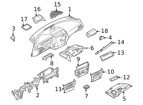 Instrument Panel for 2006 BMW M6 #0