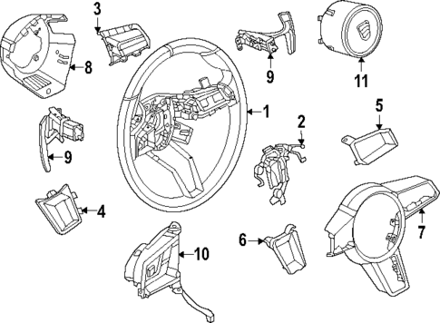 Steering Wheel & Trim for 2024 Porsche 718 Cayman #2