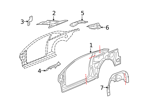 Inner Structure for 2008 Pontiac G5 #0