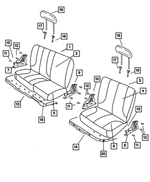 1FF481J3AA - Interior Trim: Rear Seat Back for Mopar Image