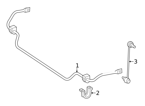Stabilizer Bar & Components for 2015 Mercedes-Benz SLK55 AMG #0