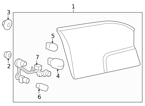 Tail Lamps for 2015 GMC Terrain #1