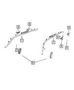 68247101AA - Restraints: Air Bag Bracket, Left for Jeep: Renegade Image