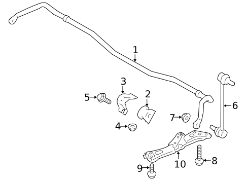 Stabilizer Bar & Components for 2017 Subaru BRZ #0