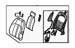 88400L2CF0DHL - Body: Seat Back Assembly for Kia Image