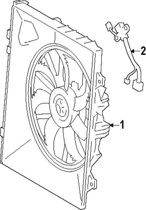 Cooling Fan for 2025 Toyota Land Cruiser #0