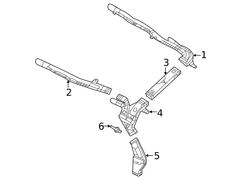 Ducts for 2022 Mercedes-Benz GLS 63 AMG&reg; #1