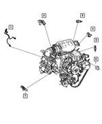 4606093AC - Electrical: Detonation Sensor for Chrysler: 300M, Concorde, Pacifica | Dodge: Dakota, Durango, Intrepid, Nitro, Ram 1500 | Jeep: Commander, Grand Cherokee, Liberty Image