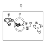 5SD98DX9AA - Steering: Steering Wheel for Mopar Image