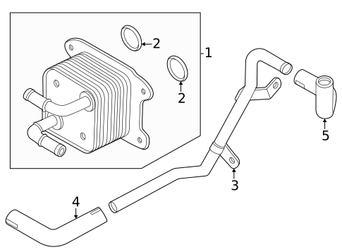 Oil Cooler for 2025 INFINITI QX80 #0